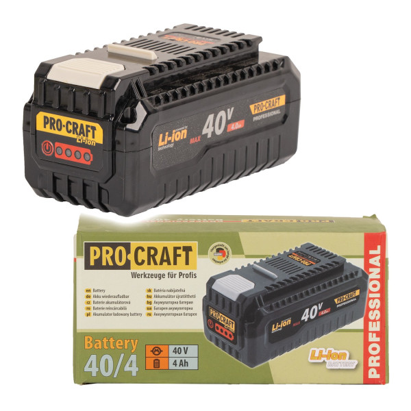 Baterie akumulátorová 40V Li-ion, 4000mAh Procraft 40/4 (5)