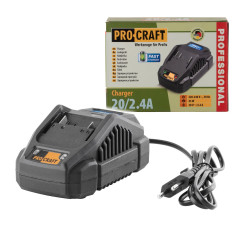 Nabíječka pro 20V Li-ion baterie Procraft 20/2.4А Fast Charge (6)