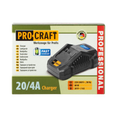 Nabíječka pro 20V Li-ion baterie Procraft 20/4А Fast Charge (1)