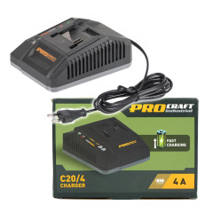 Nabíječka pro 20V Li-ion baterie Procraft Industrial С20/4 (5)