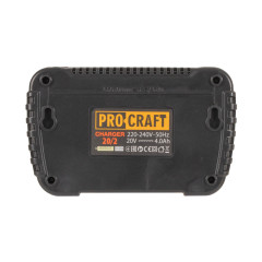 Nabíječka pro 20V Li-ion pro 2 baterie Procraft 20/2 (2)