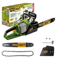 Procraft Aku řetězová pila Procraft PCA40/2 bez akumulátoru a nabíječky AKCE